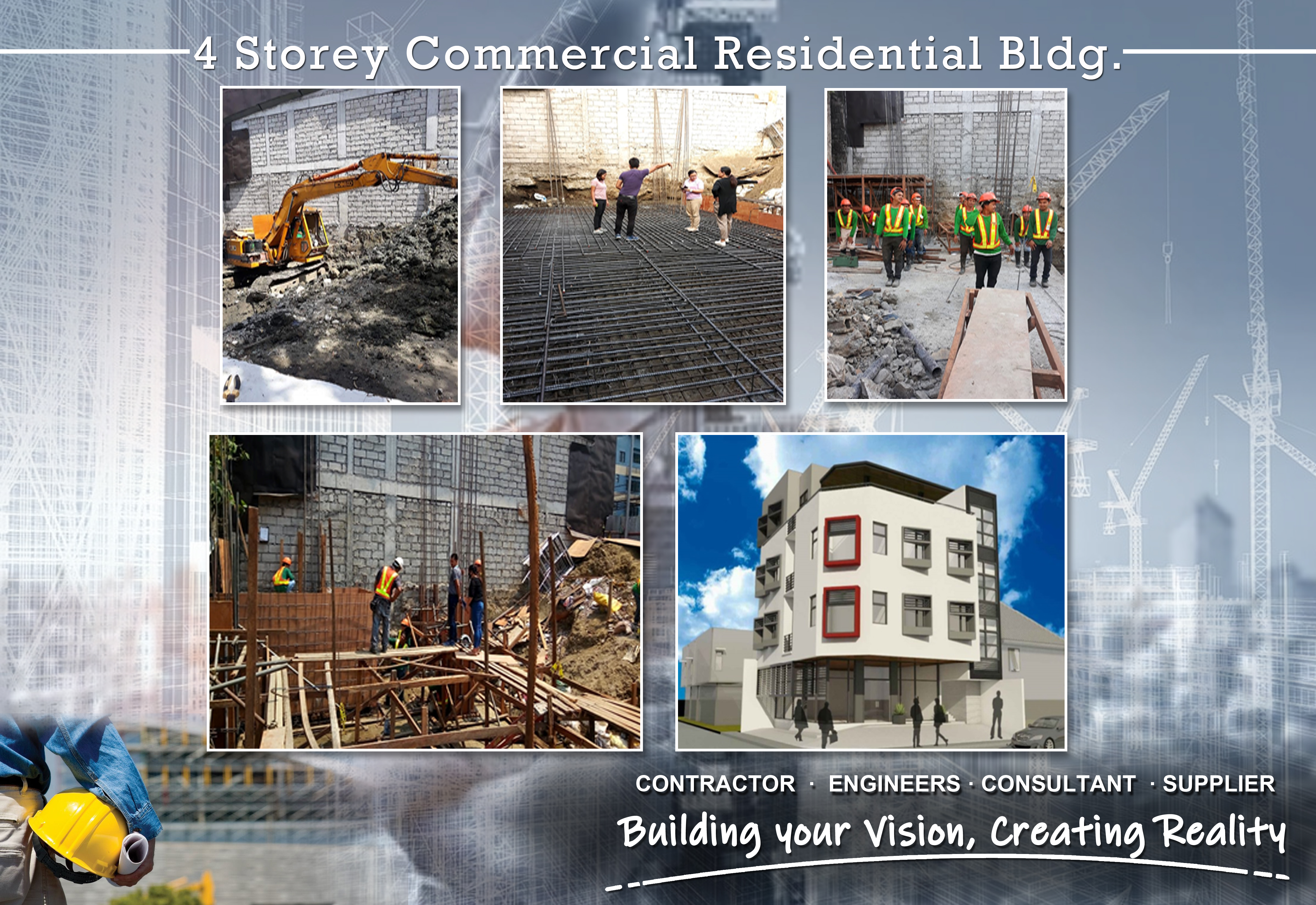 4 Storey  Commercial Residential Building